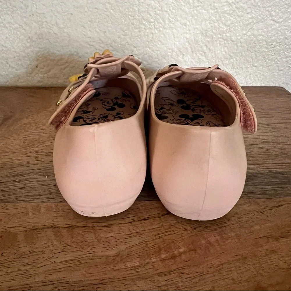 Mini Melissa Disney Minnie & Mickey Ultra girl Mary Jane SZ 8 Toddler Jelly